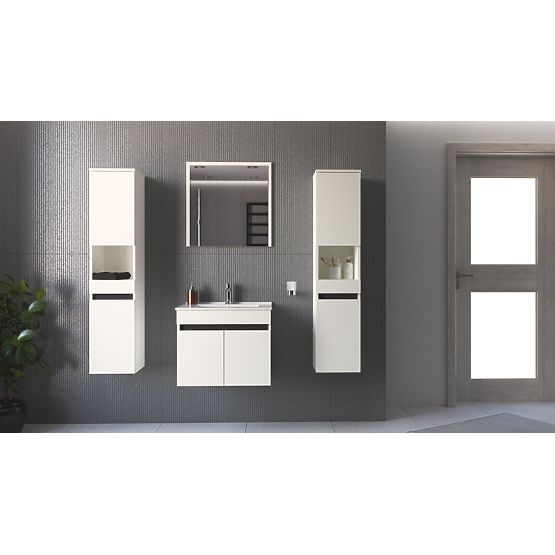 FIGARO Mobiletto sottolavabo 60/2D bianco (1p=1pz)