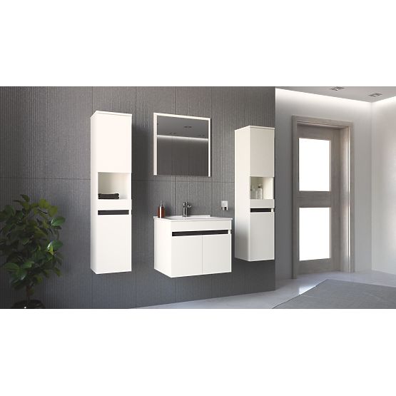 FIGARO Mobiletto sottolavabo 60/2D bianco (1p=1pz)