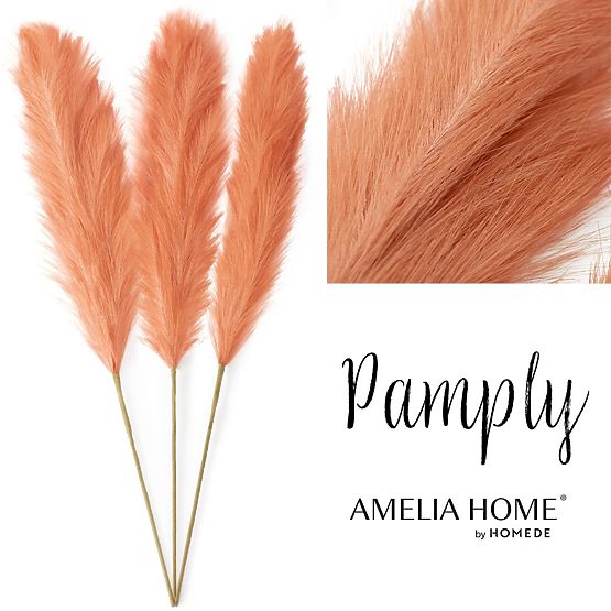 Fiore artificiale PAMPLY corallo ameliahome