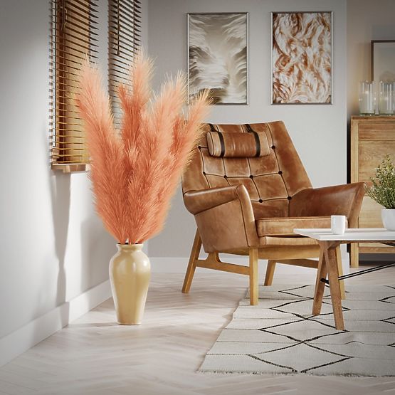 Fiore artificiale PAMPLY corallo ameliahome