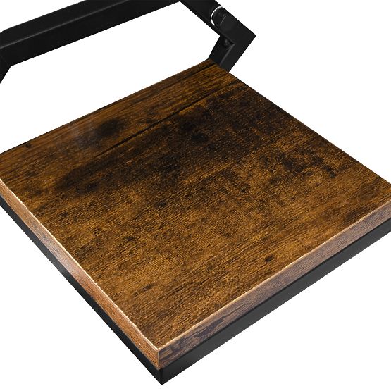 Fioriera da parete in metallo nera Doron Rustic loft