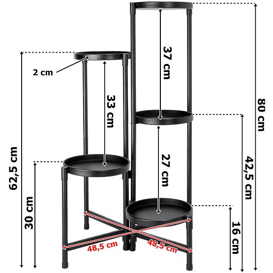 Fioriera in metallo NUNO