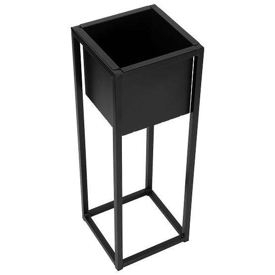 Fioriera Loft Concove 60 cm nera