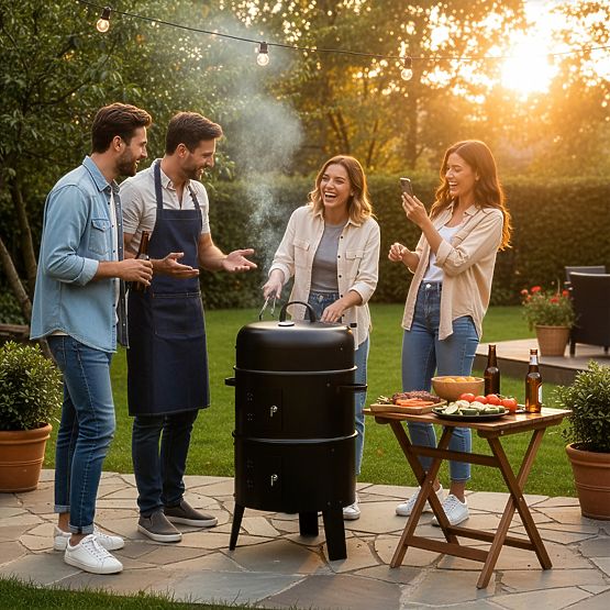 Forno a griglia affumicatore da giardino FUMARO