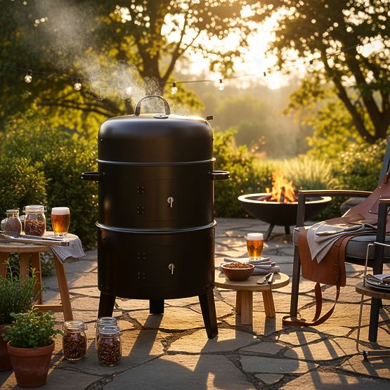 Forno a griglia affumicatore da giardino FUMARO