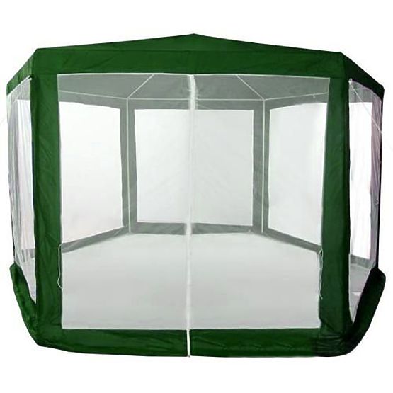 Gazebo da giardino 2x2x2 m con zanzariera verde MultiGarden