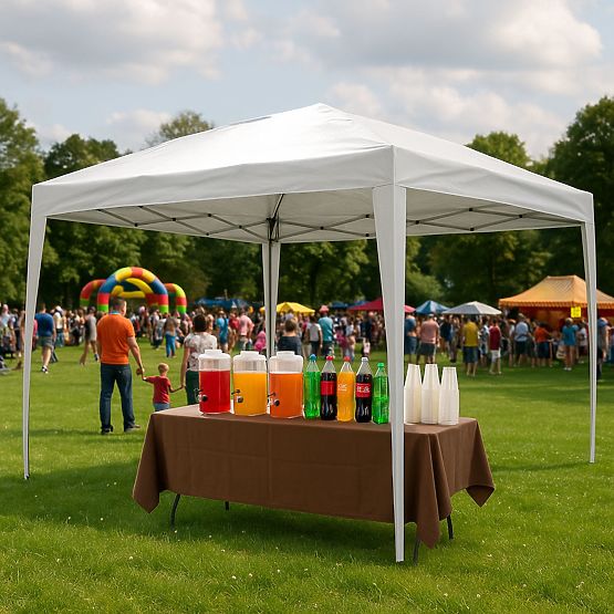 Gazebo da giardino 3x3 m con tetto automatico pieghevole per terrazza MultiGarden