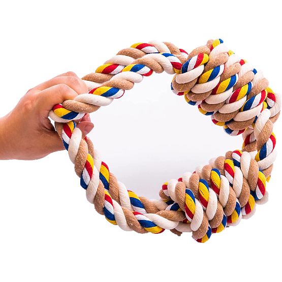 Giocattolo da tiro con nodi WALLY 60 cm