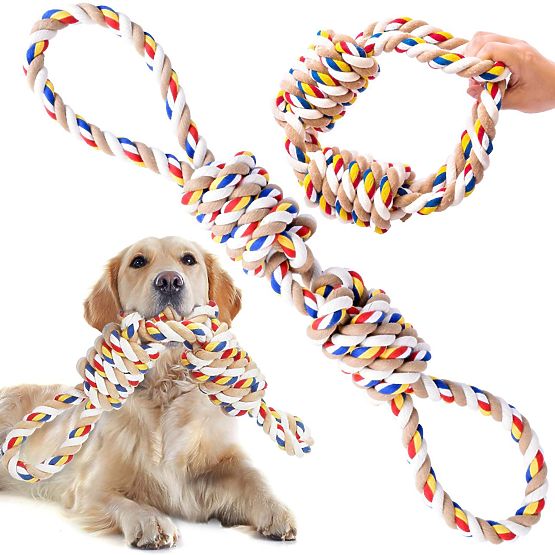 Giocattolo da tiro con nodi WALLY 60 cm