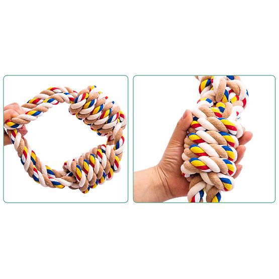 Giocattolo da tiro con nodi WALLY 60 cm