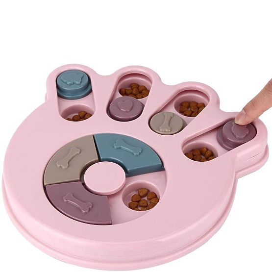 Gioco Puzzle giocattolo per cani e gatti Brady rosa