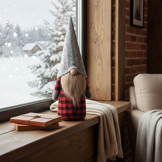 Gnomo di Natale 40 cm YX055