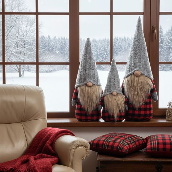 Gnomo di Natale 40 cm YX055