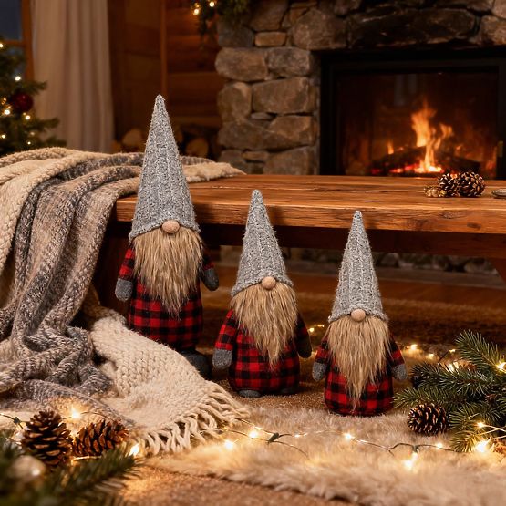 Gnomo di Natale Set YX055 30+40+50cm