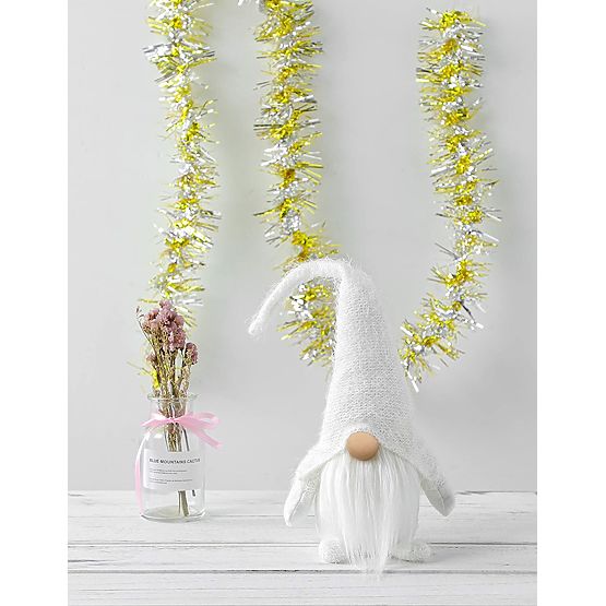Gnomo di Natale YX068 50cm Bianco