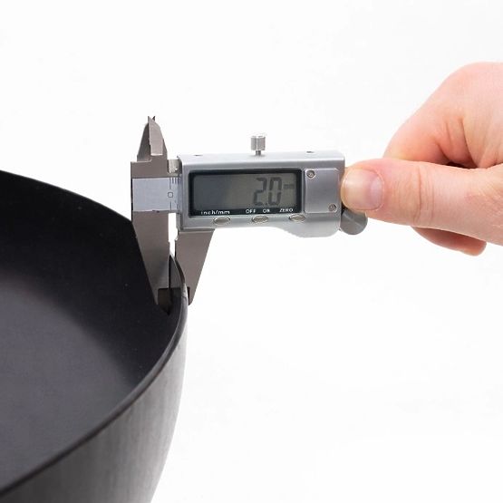 Grande solido braciere da giardino in ghisa 60 cm ideale per falò