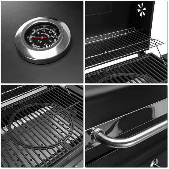 Griglia angolare da giardino VULCAN con griglia in ghisa