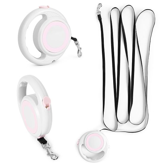 Guinzaglio automatico per cane o gatto con blocco, lunghezza 4,2 m