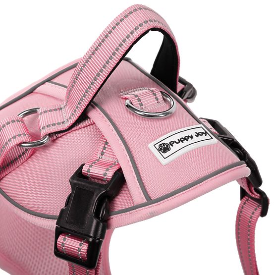 Guinzaglio e imbracatura per cane PJ-064 rosa XL