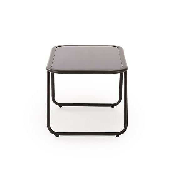 HUDSON, set da giardino (divano, 2x poltrona, tavolino), grigio / marrone (1p=1set)