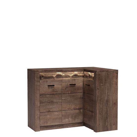 INDIANAPOLIS credenza angolare CATALOGO I15 frassino scuro