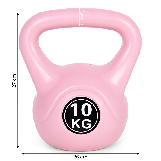 Kettlebell da 10 kg per esercizi rosa ModernHome