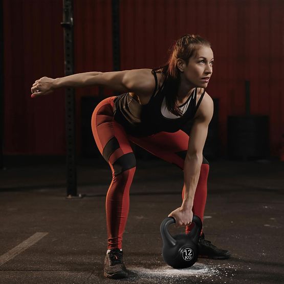 Kettlebell da 12 kg per esercizi, palla, peso, carico, fitness ModernHome