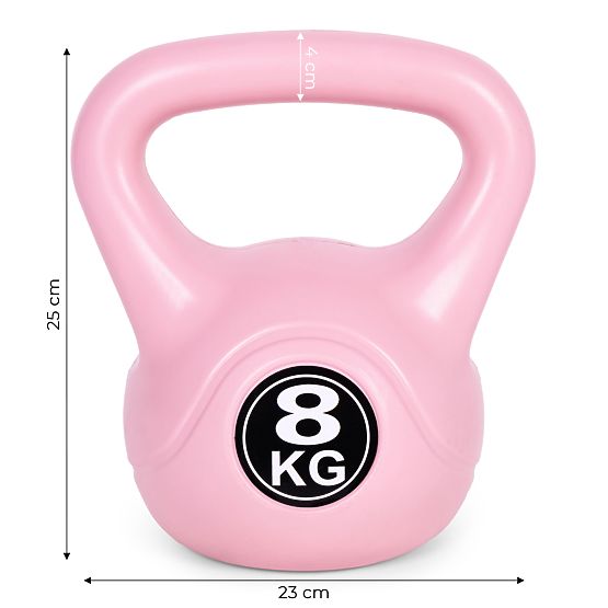 Kettlebell da 8 kg per esercizi rosa ModernHome