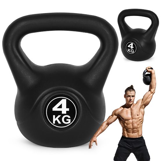 Kettlebell peso 4 kg per esercizi palla fitness ModernHome