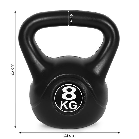Kettlebell peso 8 kg per esercizi palla fitness ModernHome