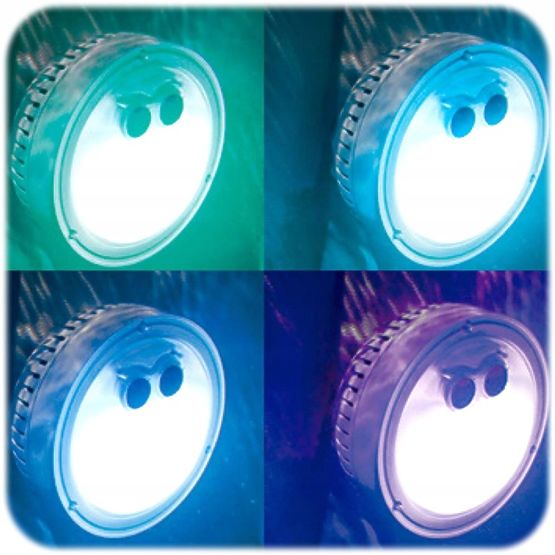 Lampada LED multicolore a batteria per SPA INTEX 28503