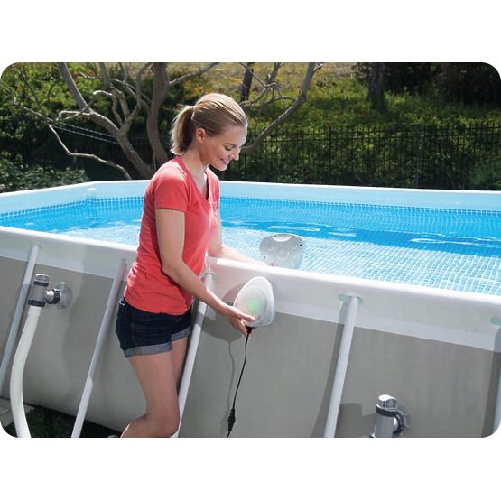 Lampada magnetica per piscina colori vari LED INTEX 28698