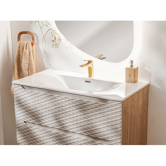 Lavabo da mobile a una vasca 100 cm