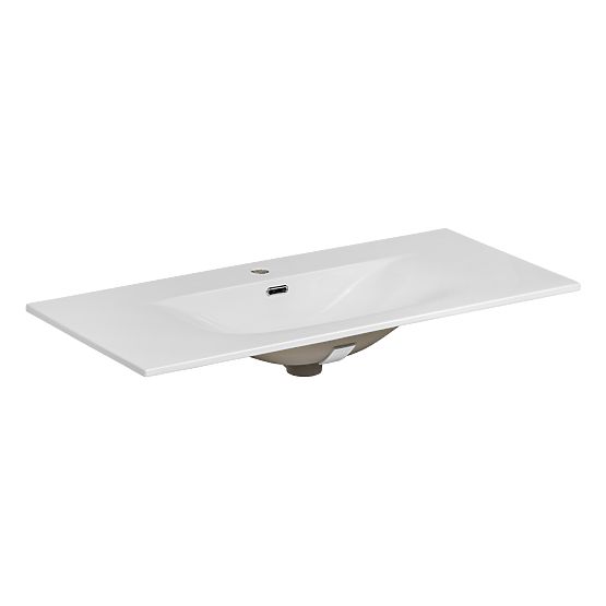 Lavabo da mobile a una vasca 100 cm