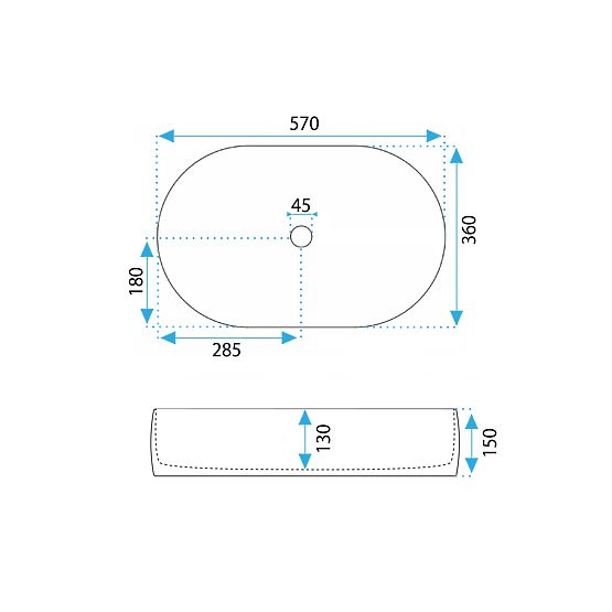 Lavabo da mobile Rea Alma