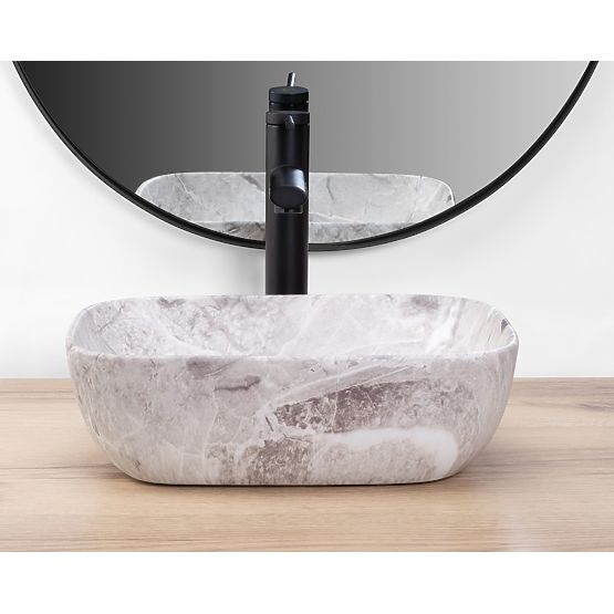 Lavabo da mobile Rea Belinda mini stone opaco