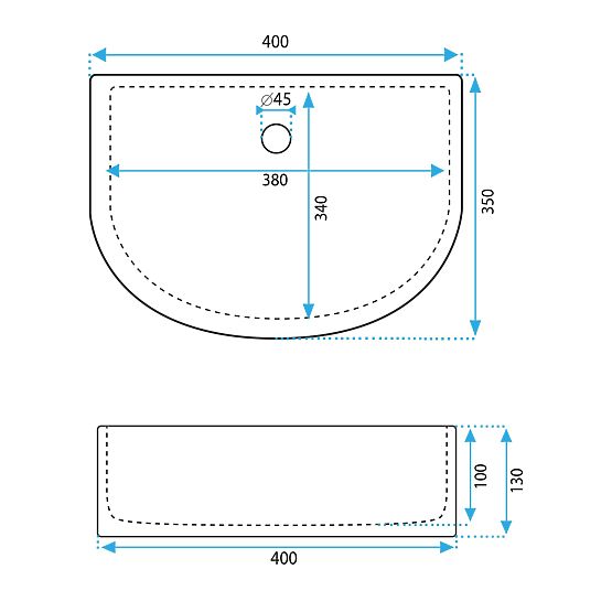 Lavabo da mobile Rea CLARA