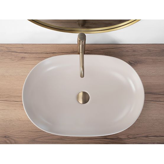 Lavabo da mobile Rea CLEO 61 BEIGE MATT