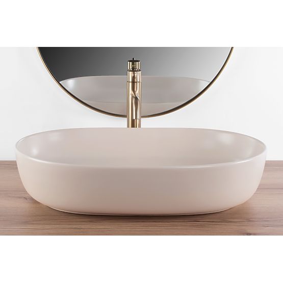 Lavabo da mobile Rea CLEO 61 BEIGE MATT