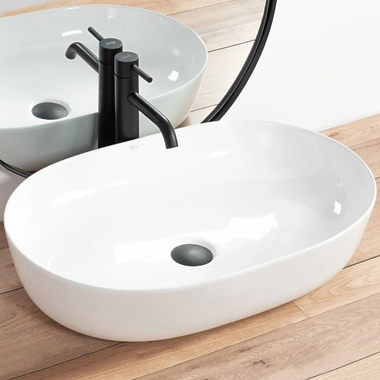 Lavabo da mobile Rea Cleo 61 Bianco