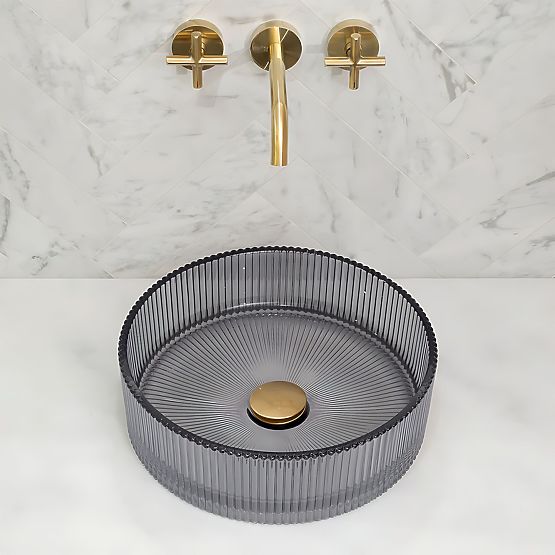 Lavabo da mobile Rea Ingrid 36 Grigio