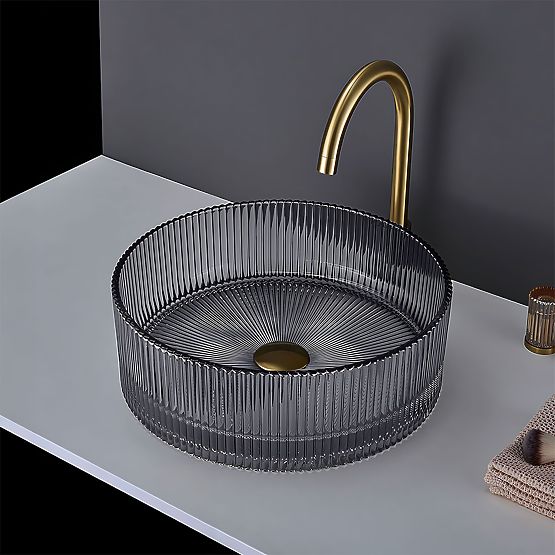 Lavabo da mobile Rea Ingrid 36 Grigio