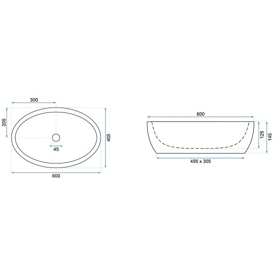 Lavabo da mobile Rea Melania