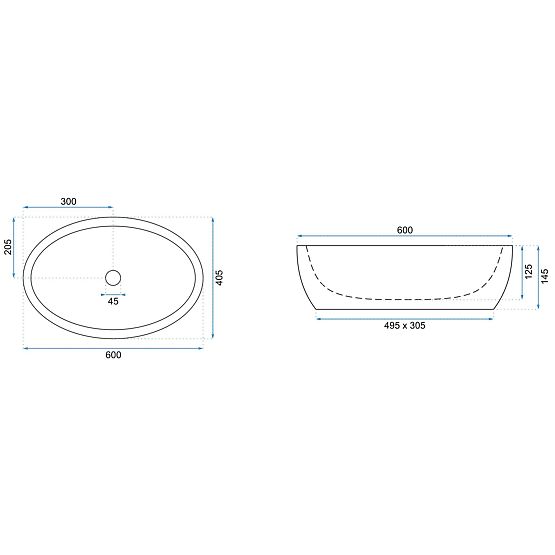 Lavabo da mobile Rea Meryl