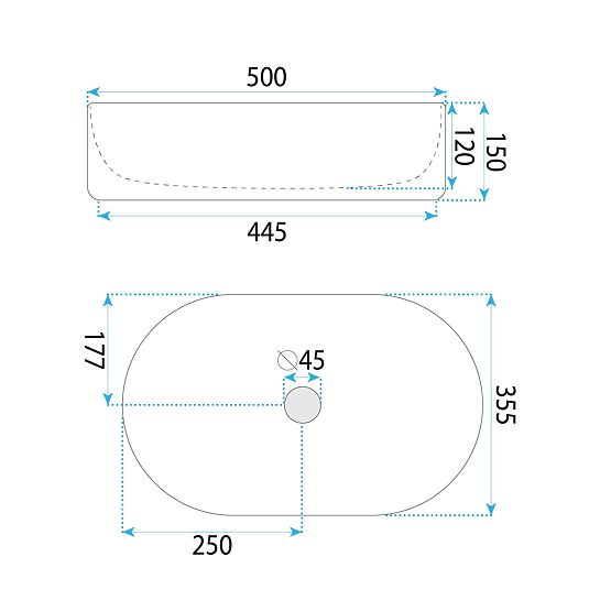 Lavabo da mobile Rea Oktawia