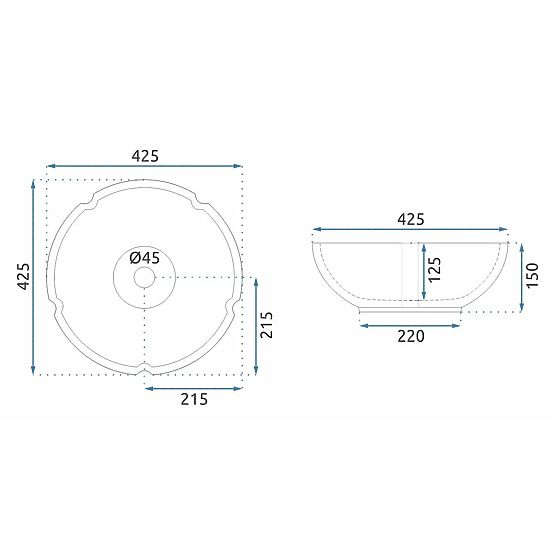 Lavabo da mobile Rea Sevilla