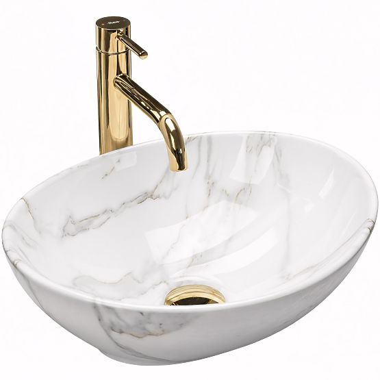 Lavabo da mobile Rea Sofia Aiax Shiny