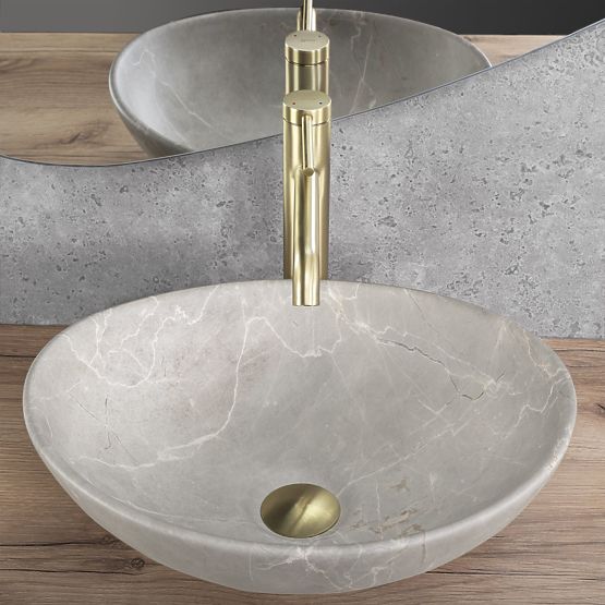 Lavabo da mobile Rea Sofia Beige Matt