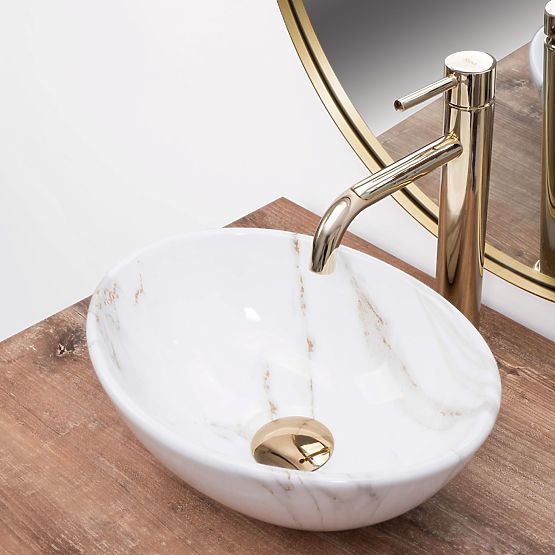 Lavabo da mobile Rea Sofia Mini Aiax Shiny