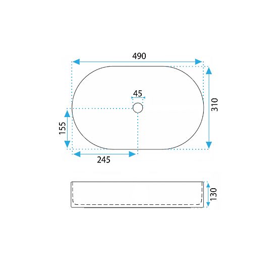 Lavabo da mobile Rea Vanda